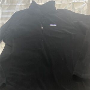Patagonia Midnight Black Half-Zip Fleece